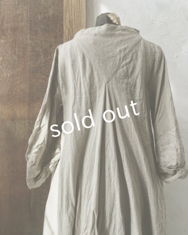 画像18: HALLELUJAH/1850年代 Bergere「グレーテルのローブ」indigo (18)