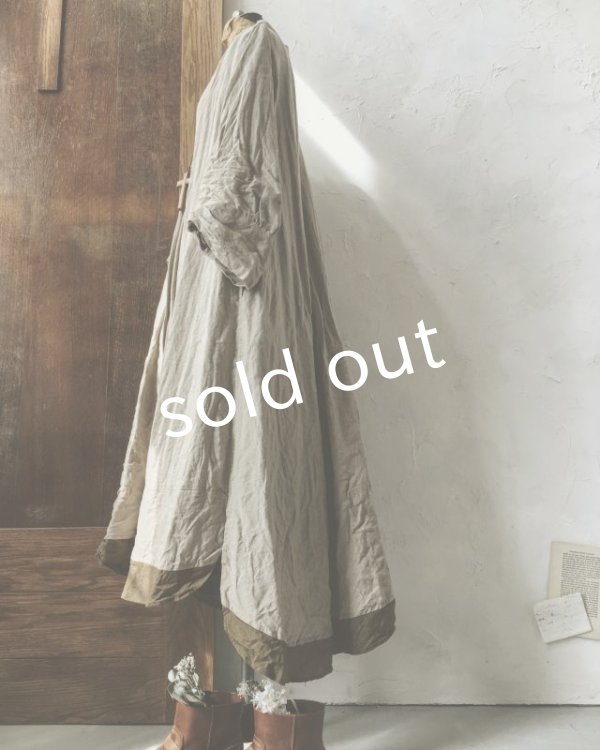 画像15: HALLELUJAH/1850年代 Bergere「グレーテルのローブ」indigo (15)