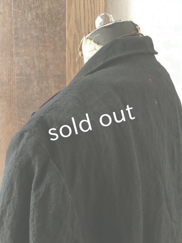 画像16: HALLELUJAH/1920年代 Veste「ロングジャケット」belgian black (16)