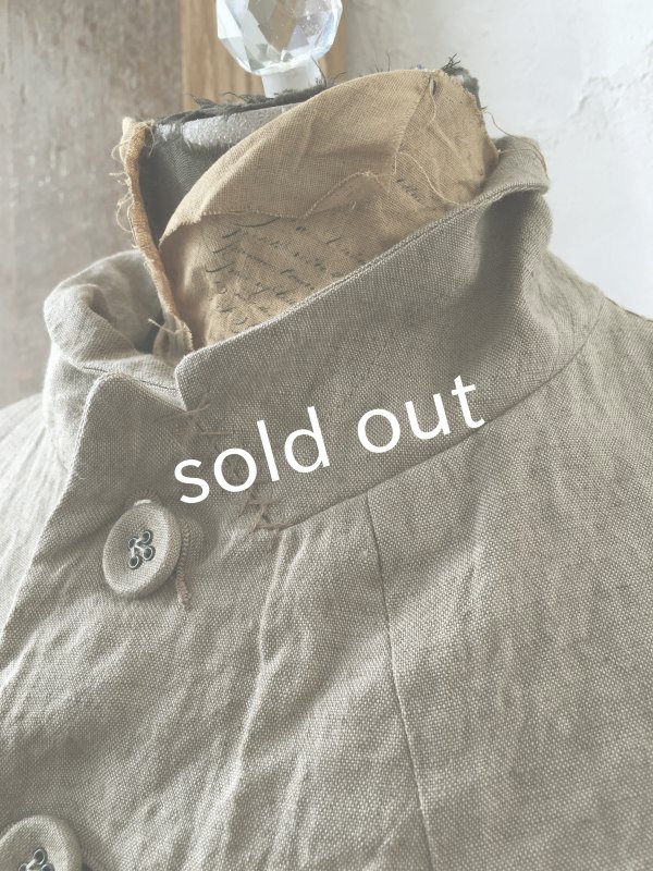 画像14: HALLELUJAH／1920年代　Veste「ロングジャケット」belgian sand baige (14)