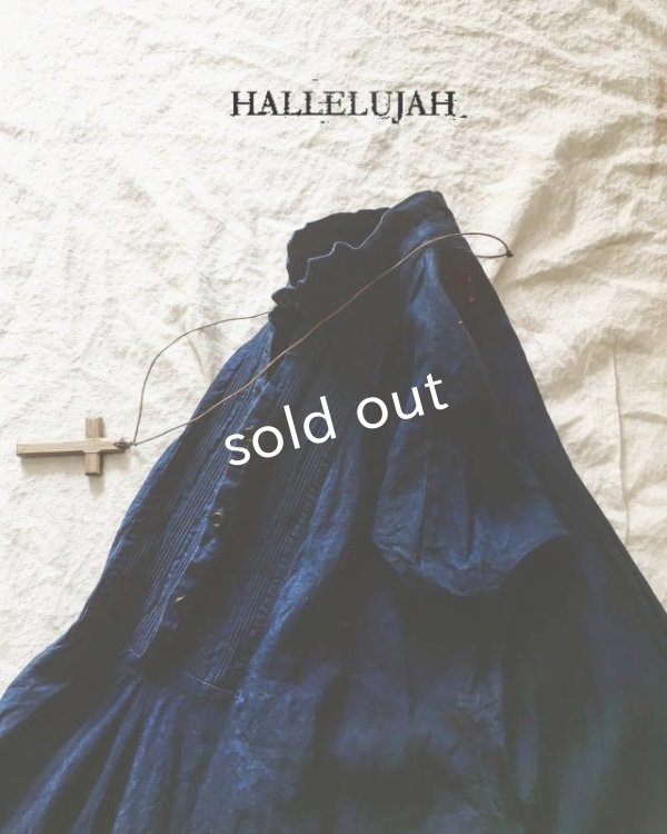 画像1: HALLELUJAH／1900年代　Robe「ローブ」indigo (1)