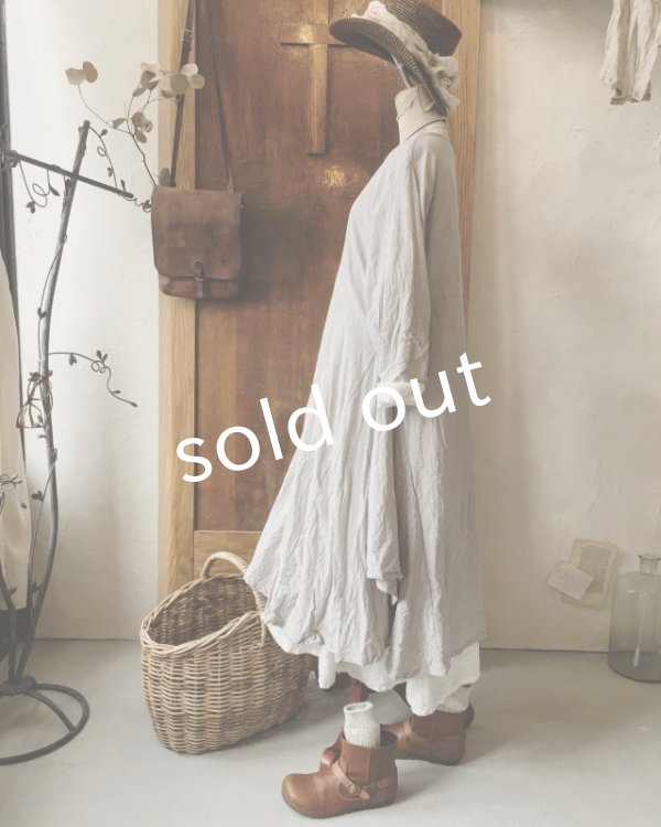 画像6: MARCHE' DE SOEUR／教会ワンピース・グレージュ (6)