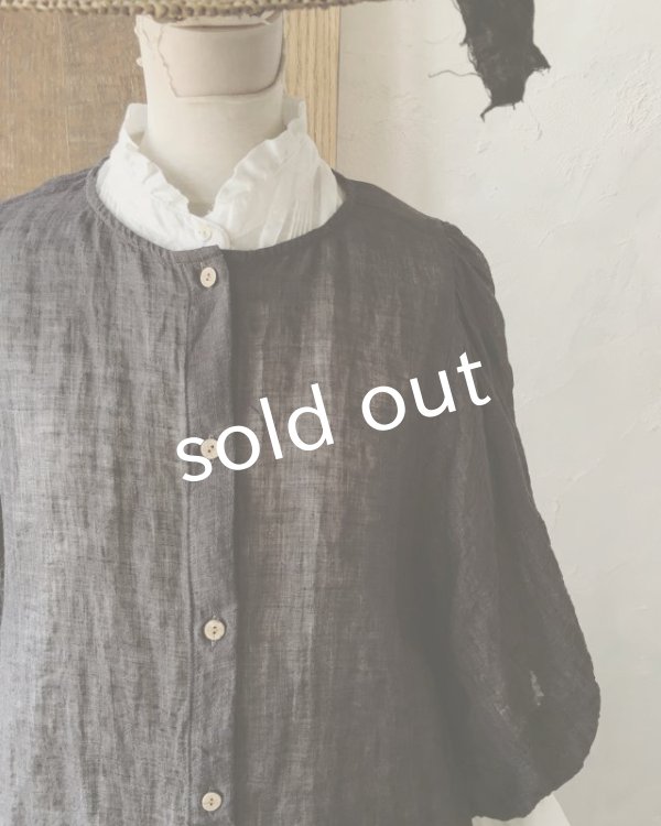 画像10: MARCHE' DE SOEUR／ふわくしゅ２wayパフワンピース・チャコール (10)