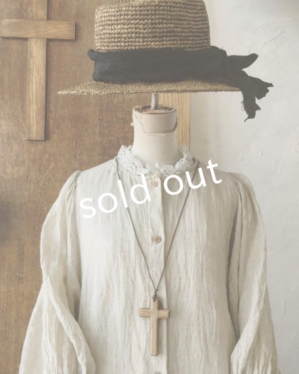 画像5: MARCHE' DE SOEUR/ふわくしゅ2wayパフワンピース・生成り (5)