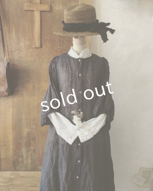 画像7: MARCHE' DE SOEUR／ふわくしゅ２wayパフワンピース・チャコール (7)