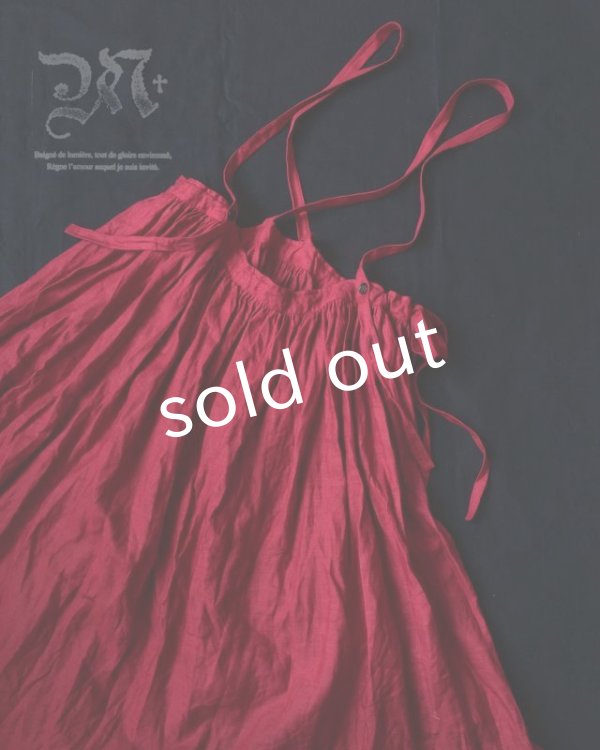 画像5: MARCHE' DE SOEUR／吊りスカート・赤 (5)