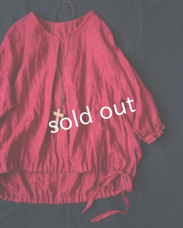 画像6: MARCHE' DE SOEUR／リボンプルオーバー・赤 (6)