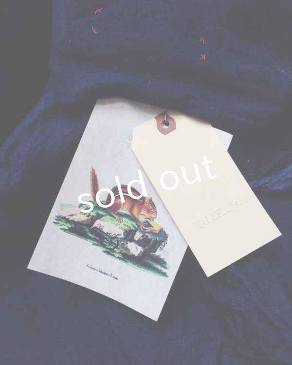 画像6: HALLELUJAH/1850年代 Bergere「グレーテルのローブ」indigo (6)