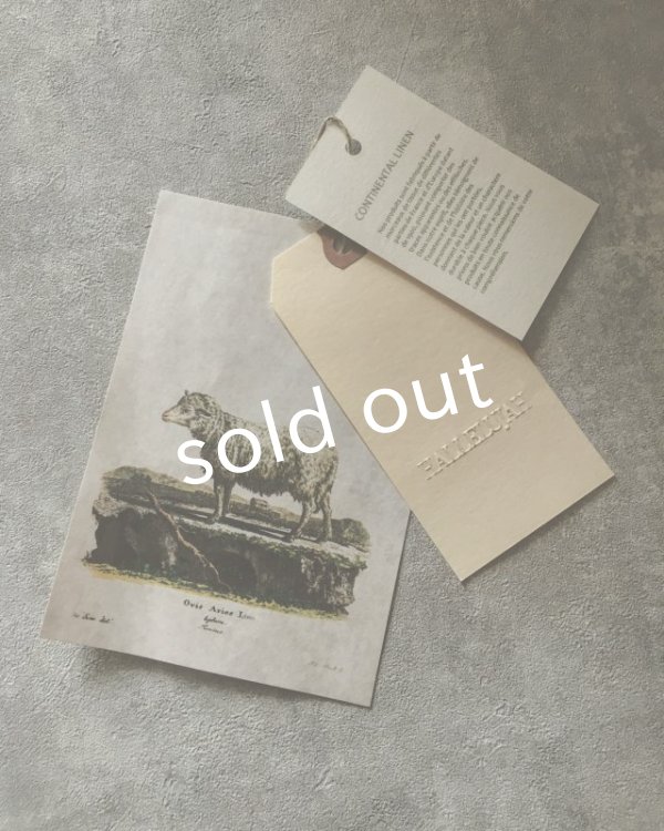 画像8: HALLELUJAH／1890's Bourgeron　1890年代　羊飼いシャツワンピース・Charcoal (8)