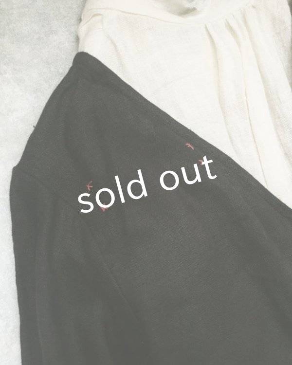 画像4: HALLELUJAH／Robe de femme de chambre　小間使いローブ・Black (4)