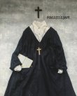 画像2: HALLELUJAH／Robe de femme de chambre　小間使いローブ・Navy (2)
