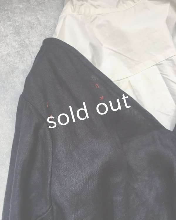 画像5: HALLELUJAH／Robe de femme de chambre　小間使いローブ・Navy (5)