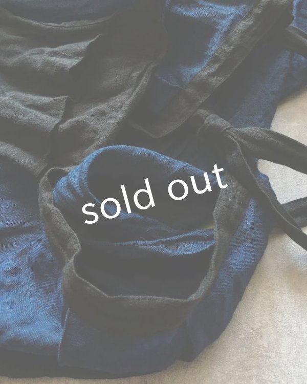 画像8: MARCHE' DE SOEUR/インディゴ染めエプロンスカート (8)