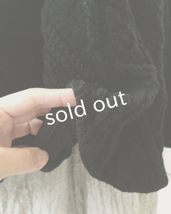 画像11: HALLELUJAH／Robe d’Aran　アランローブ・black (11)