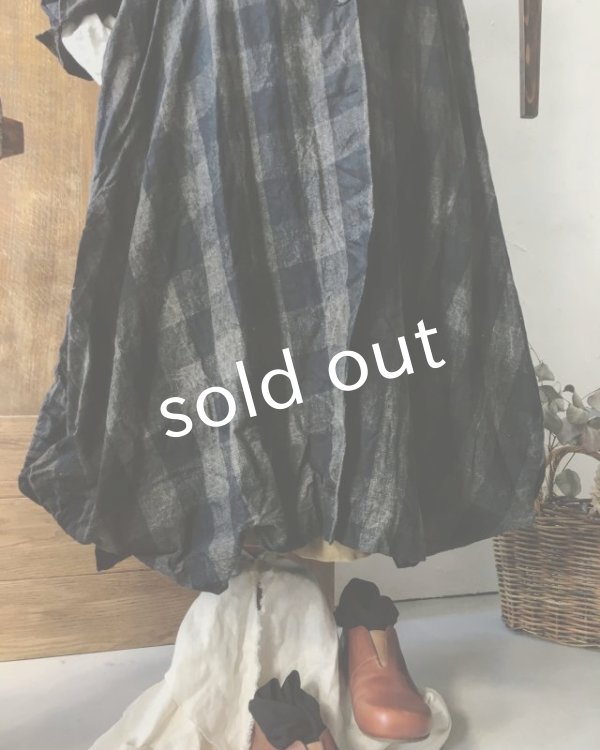 画像3: HALLELUJAH/Robe de Nomad ノマドローブ・Block check (3)