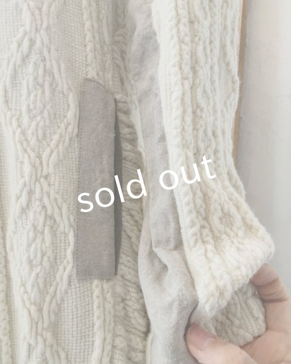 画像6: HALLELUJAH／Robe d’Aran　アランローブ・off white (6)