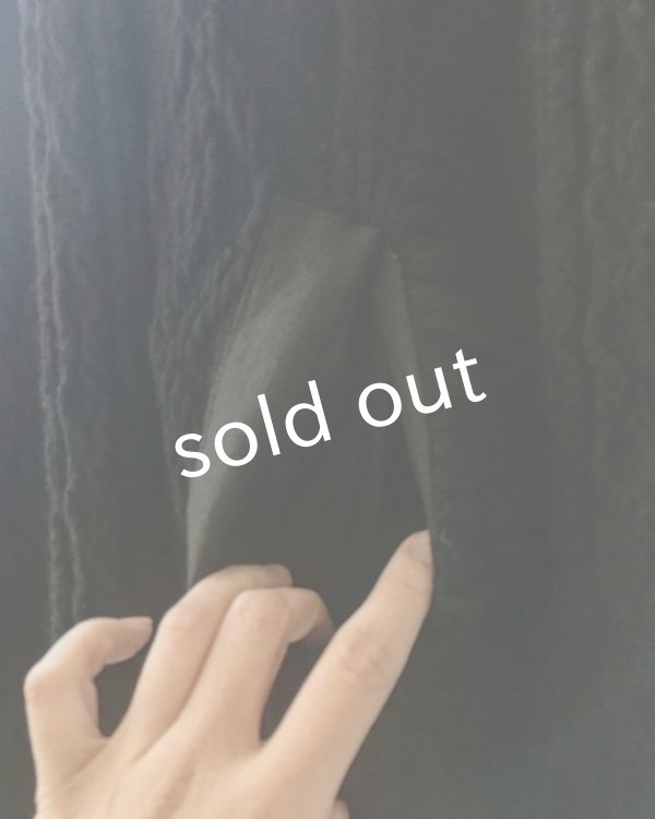 画像6: HALLELUJAH／Robe d’Aran　アランローブ・black (6)