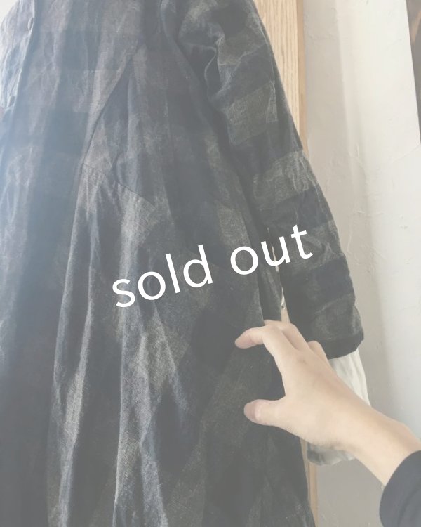 画像9: HALLELUJAH/Robe de Nomad ノマドローブ・Block check (9)