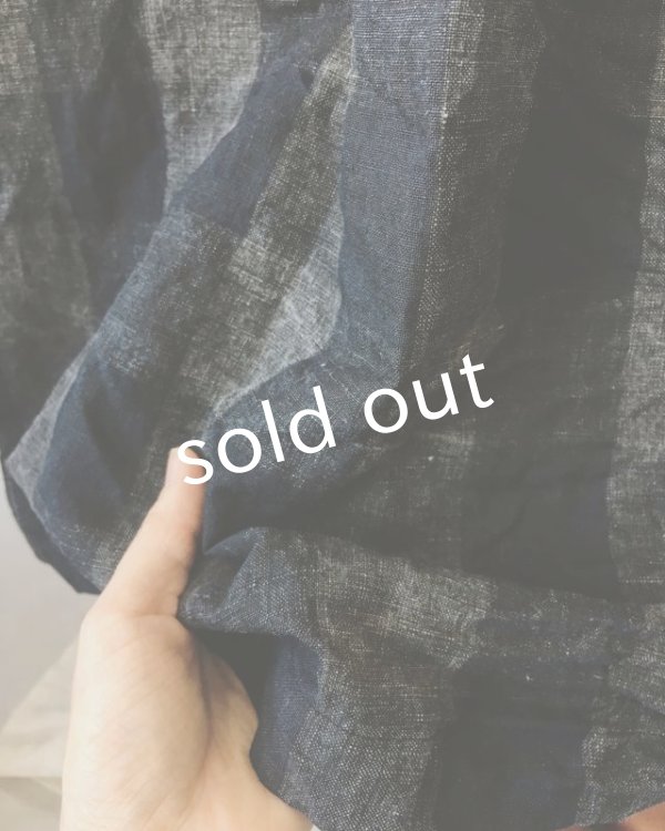 画像7: HALLELUJAH／La Bergère (1880′s)羊飼いローブ・ブロックチェック (7)