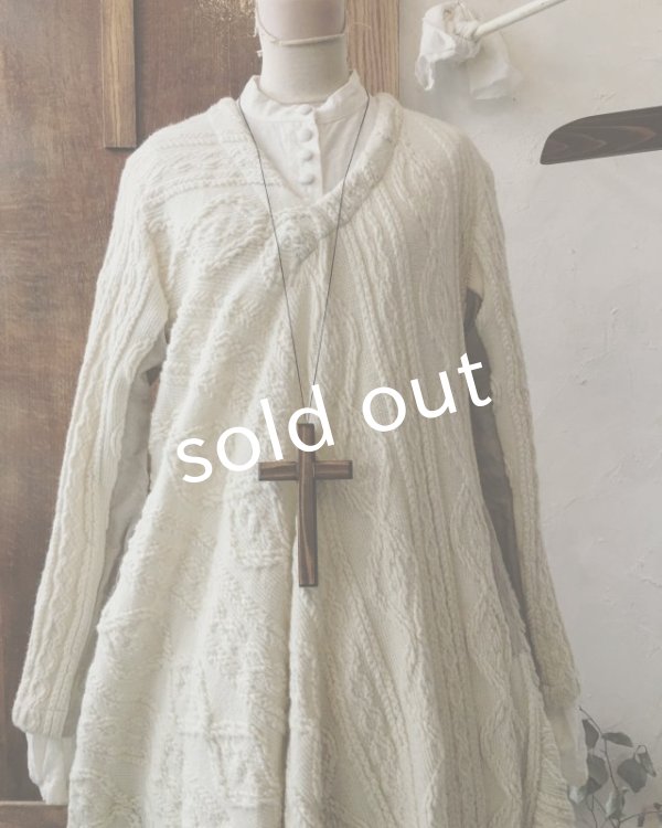 画像3: HALLELUJAH／Robe d’Aran　アランローブ・off white (3)