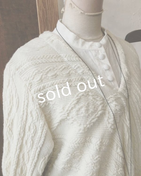 画像4: HALLELUJAH／Robe d’Aran　アランローブ・off white (4)