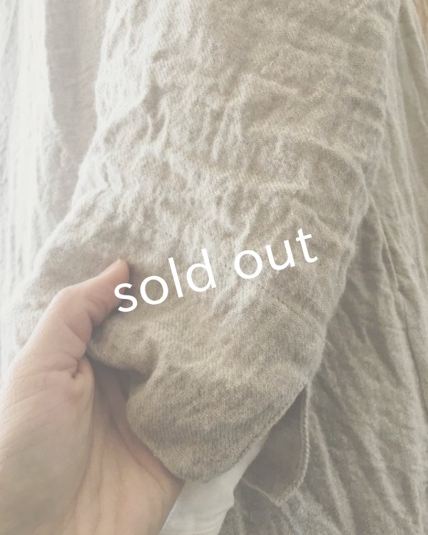 画像15: HALLELUJAH／Robe de fame de chambre　小間使いローブ・wool flax (15)