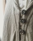 画像12: HALLELUJAH／Robe de fame de chambre　小間使いローブ・wool baige (12)