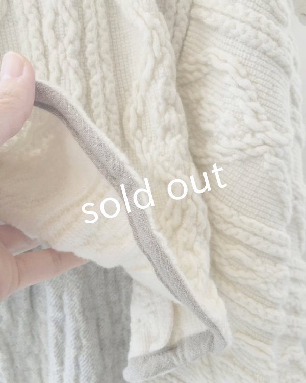 画像7: HALLELUJAH／Robe d’Aran　アランローブ・off white (7)