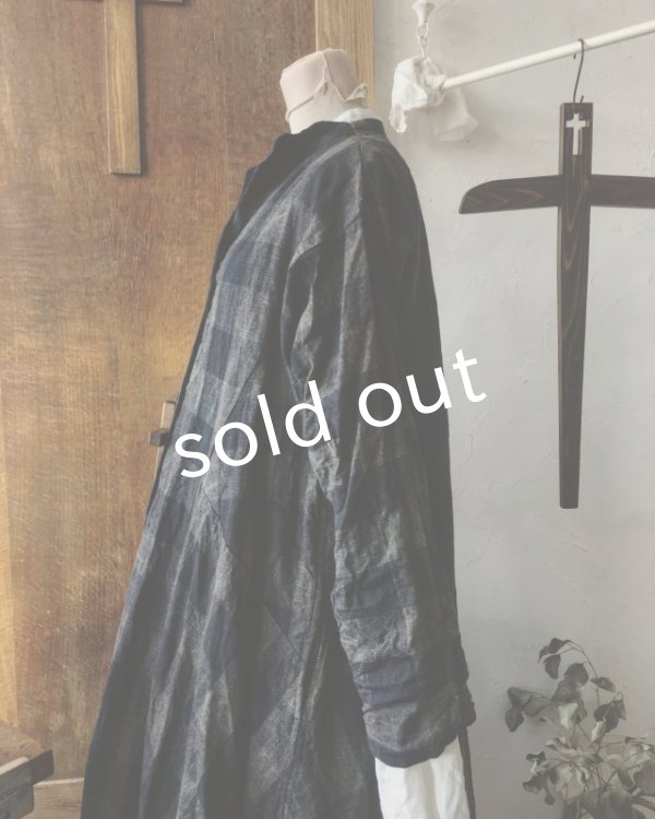 画像13: HALLELUJAH/Robe de Nomad ノマドローブ・Block check (13)