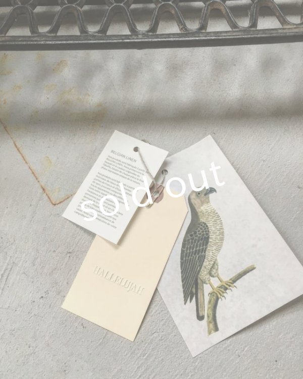 画像13: HALLELUJAH／Robe de fame de chambre　小間使いローブ・wool baige (13)