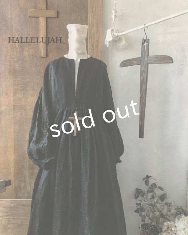 画像2: HALLELUJAH/La Bergère (1880′s)羊飼いローブ・チャコール (2)