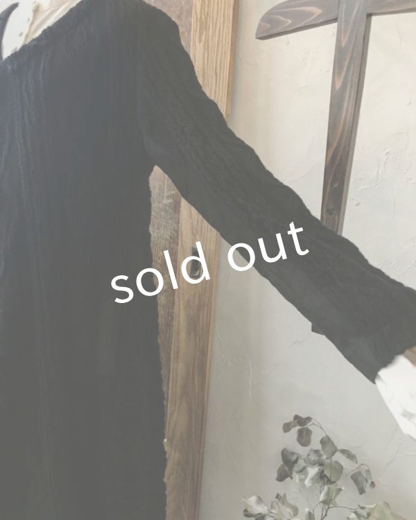 画像5: HALLELUJAH／Robe d’Aran　アランローブ・black (5)