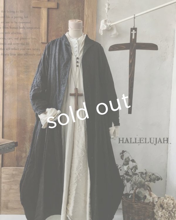 画像2: HALLELUJAH/Robe de Nomad ノマドローブ・Glen check (2)