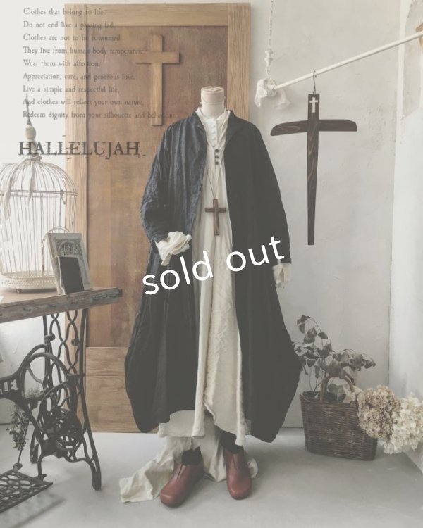 画像1: HALLELUJAH／Robe de Nomad　ノマドローブ・Glen check (1)