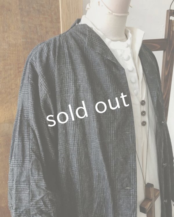 画像4: HALLELUJAH/Robe de Nomad ノマドローブ・Glen check (4)