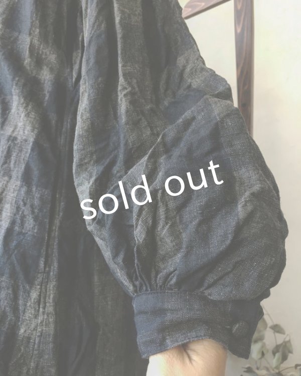 画像10: HALLELUJAH／La Bergère (1880′s)羊飼いローブ・ブロックチェック (10)