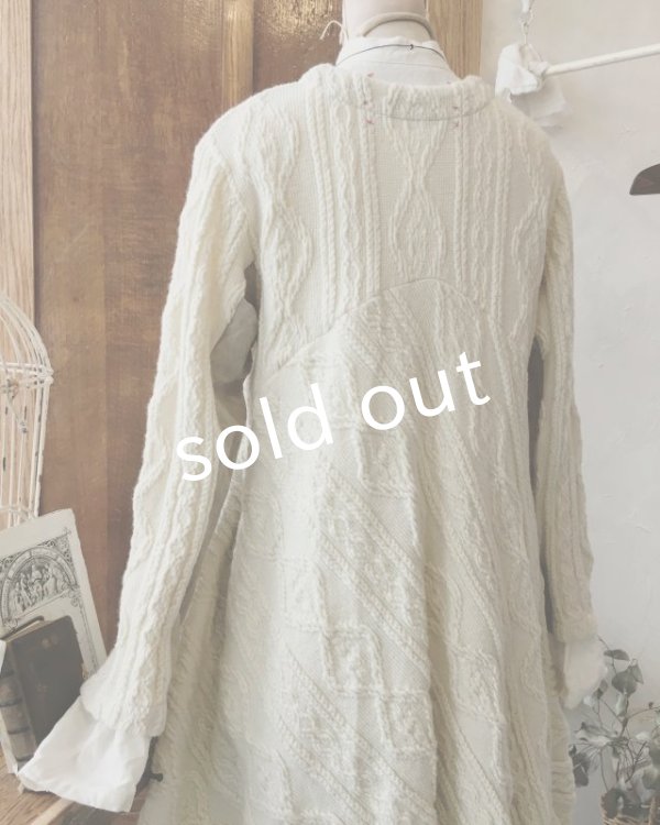 画像11: HALLELUJAH／Robe d’Aran　アランローブ・off white (11)