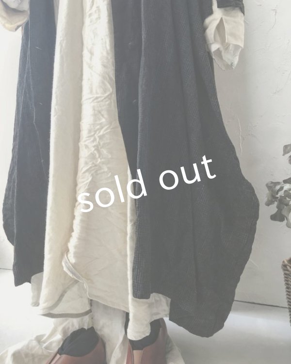 画像5: HALLELUJAH/Robe de Nomad ノマドローブ・Glen check (5)