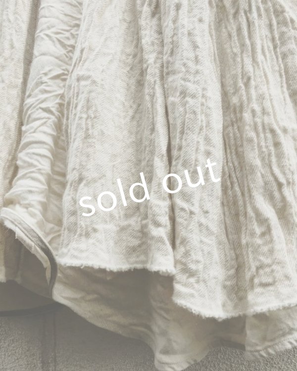 画像4: MARCHE' DE SOEUR/ウール×コットンベストワンピース・オフ (4)