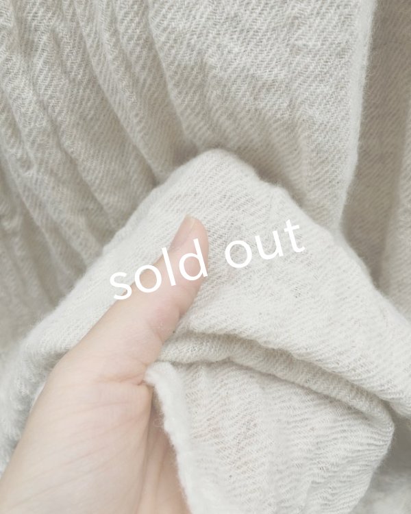 画像7: MARCHE' DE SOEUR/ウールリネンベストワンピース・オフ×若草 (7)