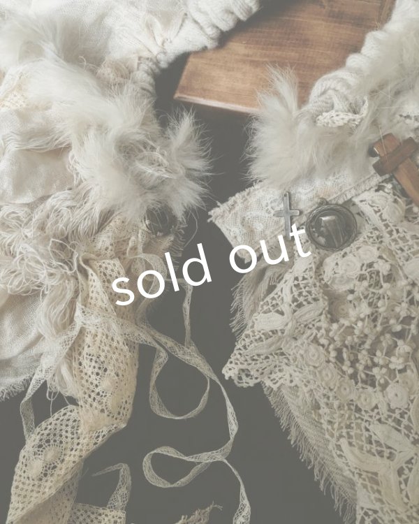 画像5: pollenbienco/アルルの少女の衿飾り・ケープ (5)