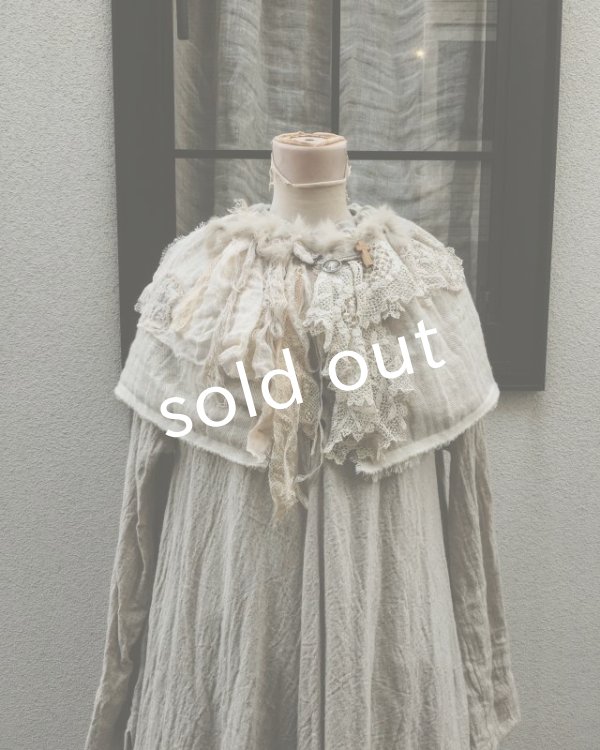 画像8: pollenbienco/アルルの少女の衿飾り・ケープ (8)