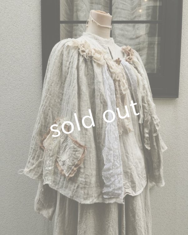 画像11: pollenbienco／ブルターニュの少女のポンチョ (11)