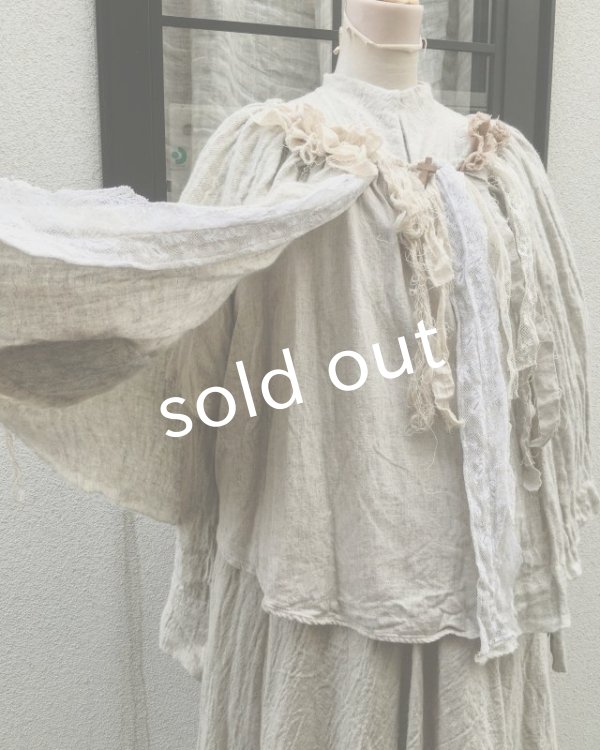 画像9: pollenbienco／ブルターニュの少女のポンチョ (9)