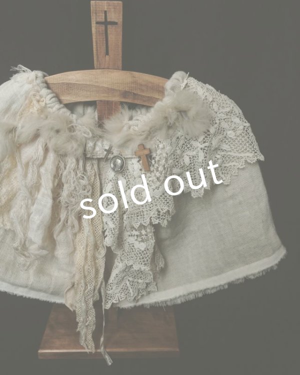 画像3: pollenbienco/アルルの少女の衿飾り・ケープ (3)