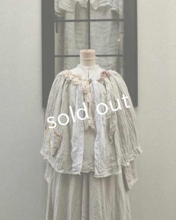 画像8: pollenbienco／ブルターニュの少女のポンチョ (8)