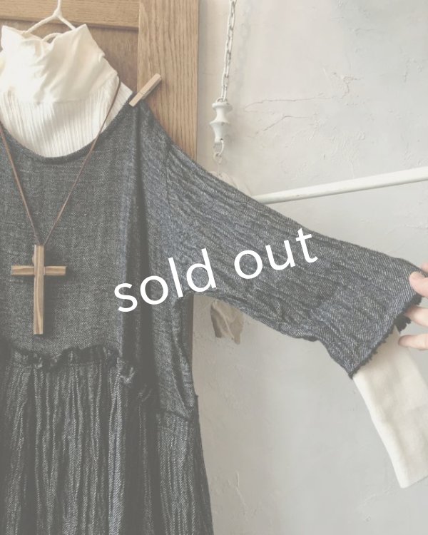 画像6: MARCHE' DE SOEUR/たっぽりウールワンピース・黒 (6)