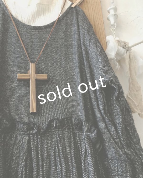 画像7: MARCHE' DE SOEUR/たっぽりウールワンピース・黒 (7)