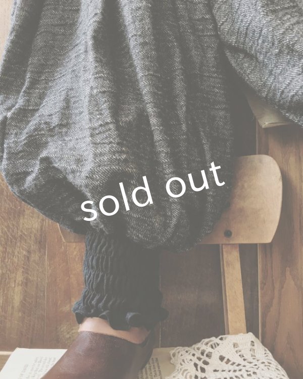 画像5: MARCHE' DE SOEUR/ウールピエロパンツ・黒 (5)