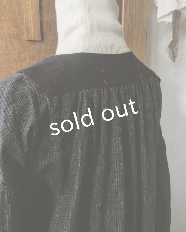 画像6: HALLELUJAH／La Bergère (1880′s)羊飼いローブ・グレンチェック (6)